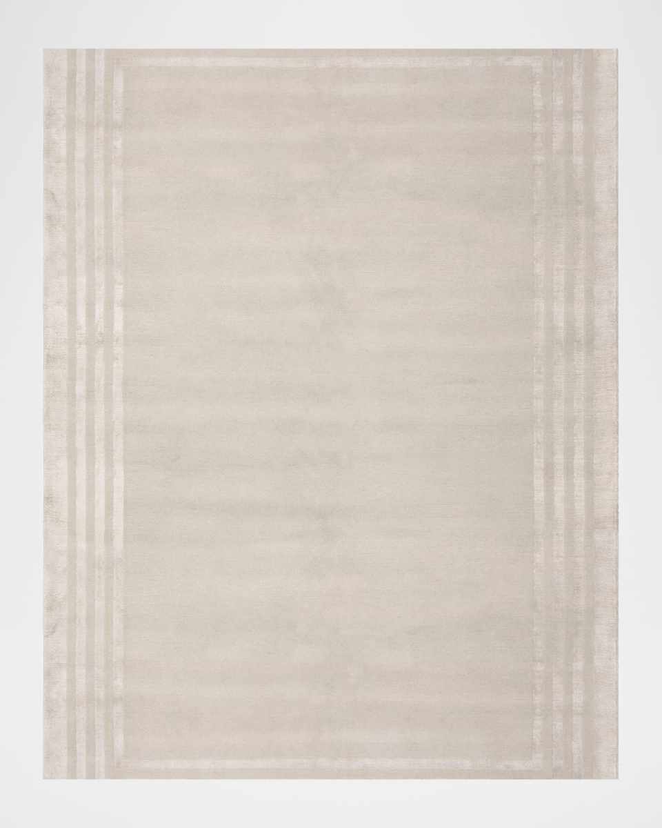 Ellington Border Hand Knotted Rug